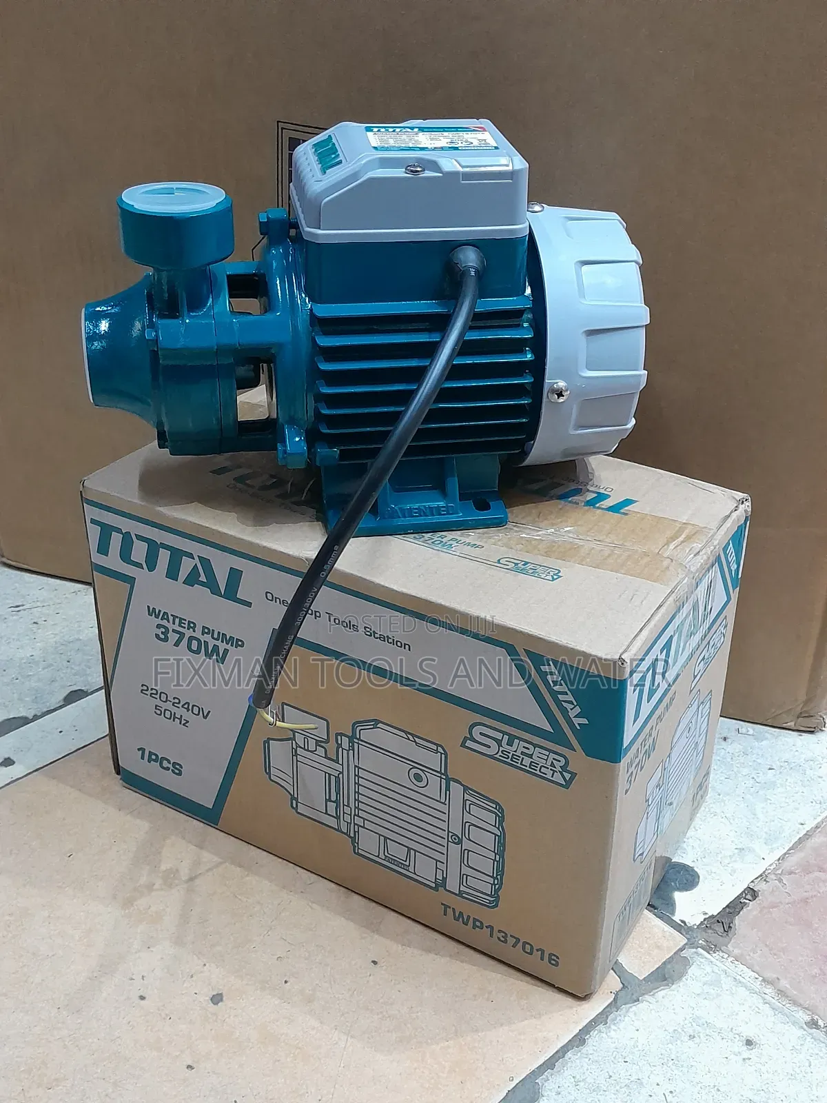 Total Water Pump 0.5 Hp 30m Head 1 Inche 370 Watts