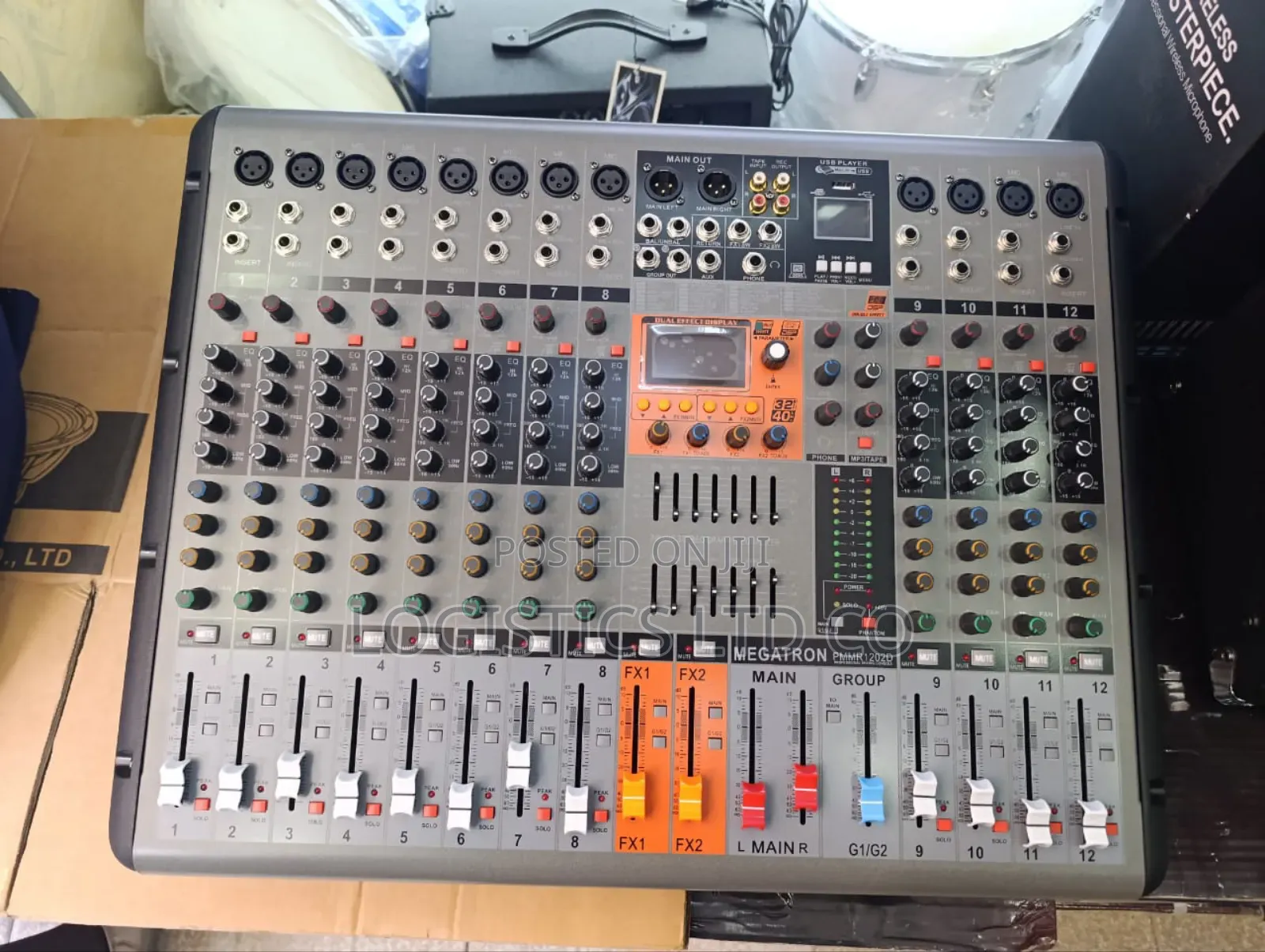 Megatron 16channel Double Effect Professional Powered Mixer