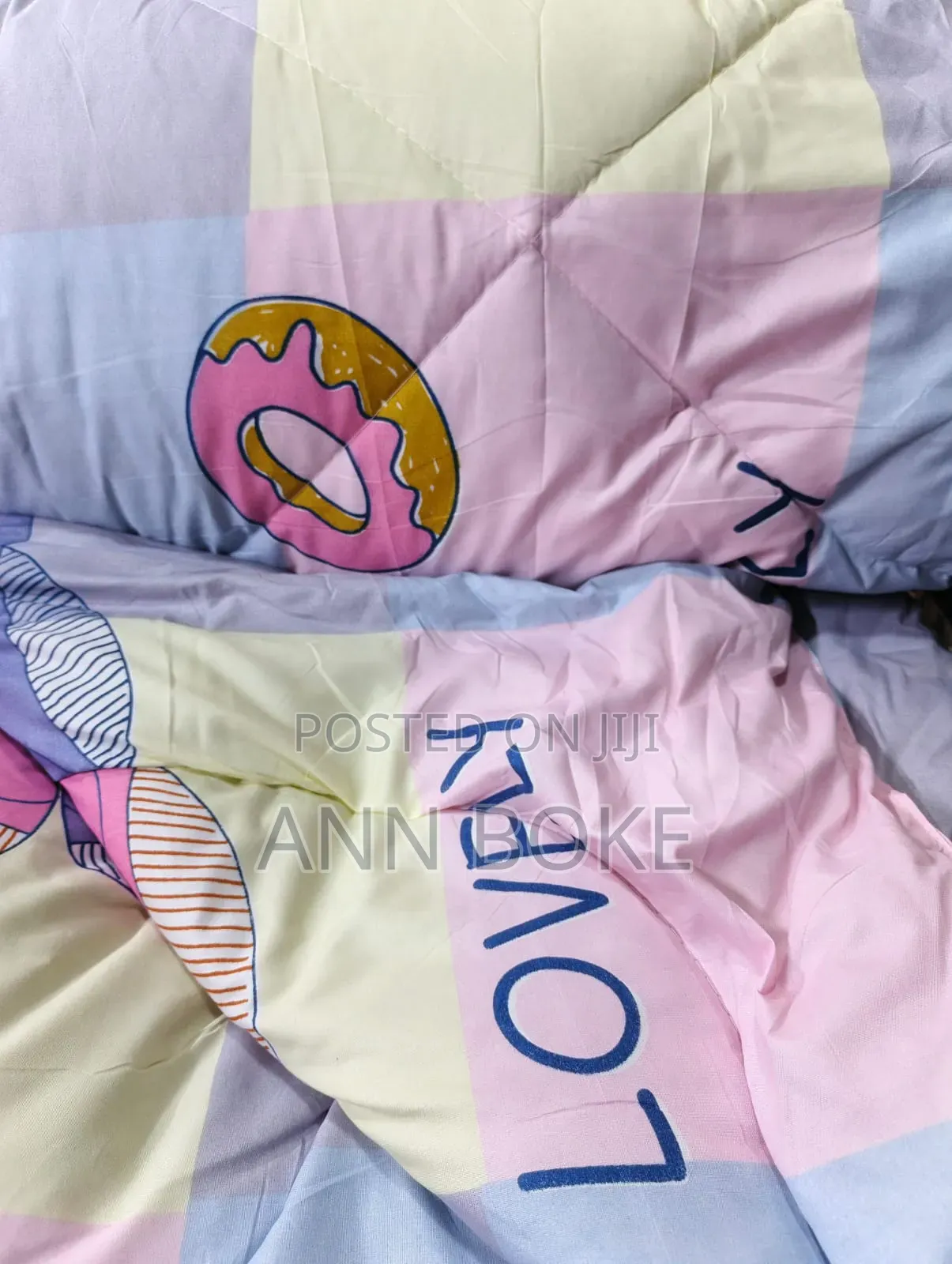 Unbinded Duvet One Sheet Two Pillowcases 
 Size 5x6