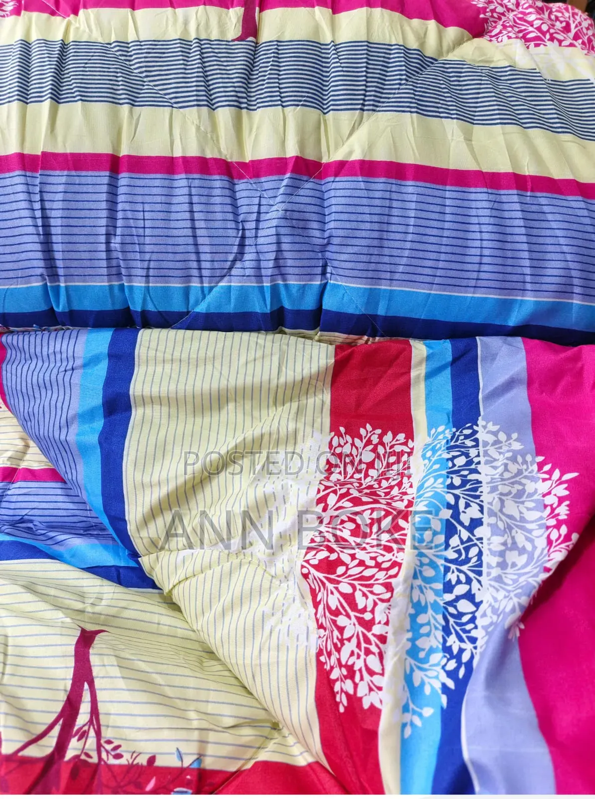 Unbinded Duvet One Sheet Two Pillowcases 
 Size 5x6