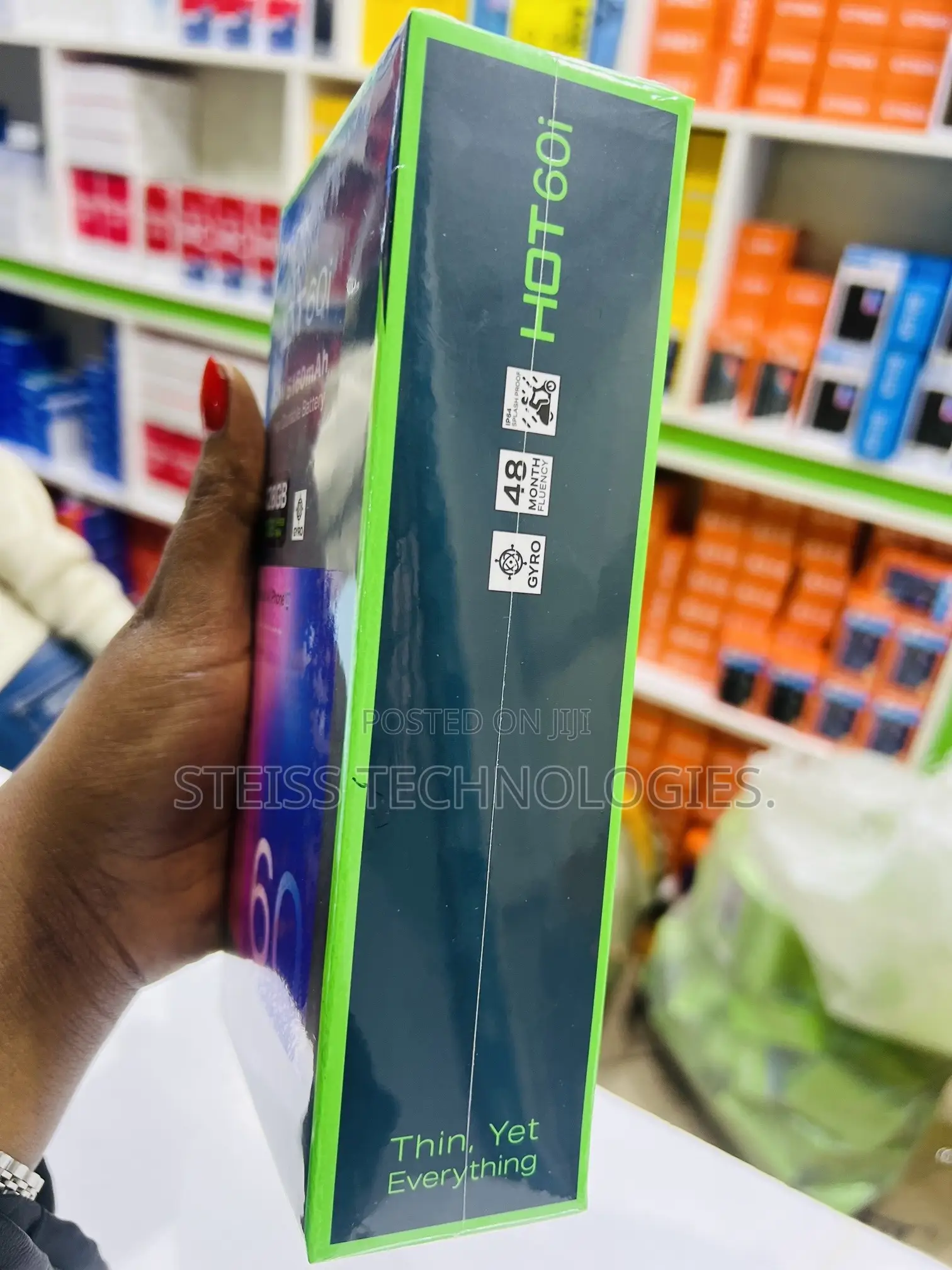 New Infinix Hot 60i 128 GB Black