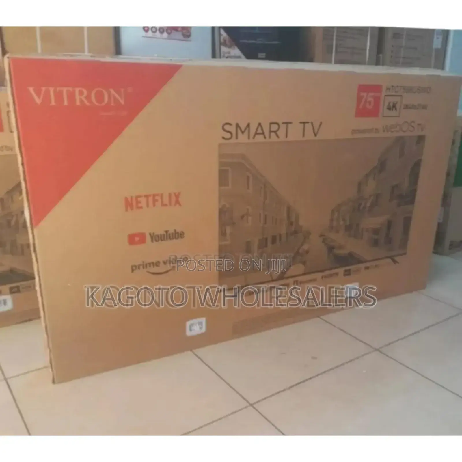 Pay on Delivery. Clarity Vitron 75inches Smart Tv