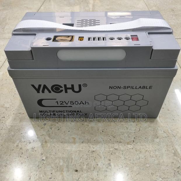 Yachu 80a Multifunctional Solar Gel Battery (Usb/ 12v)