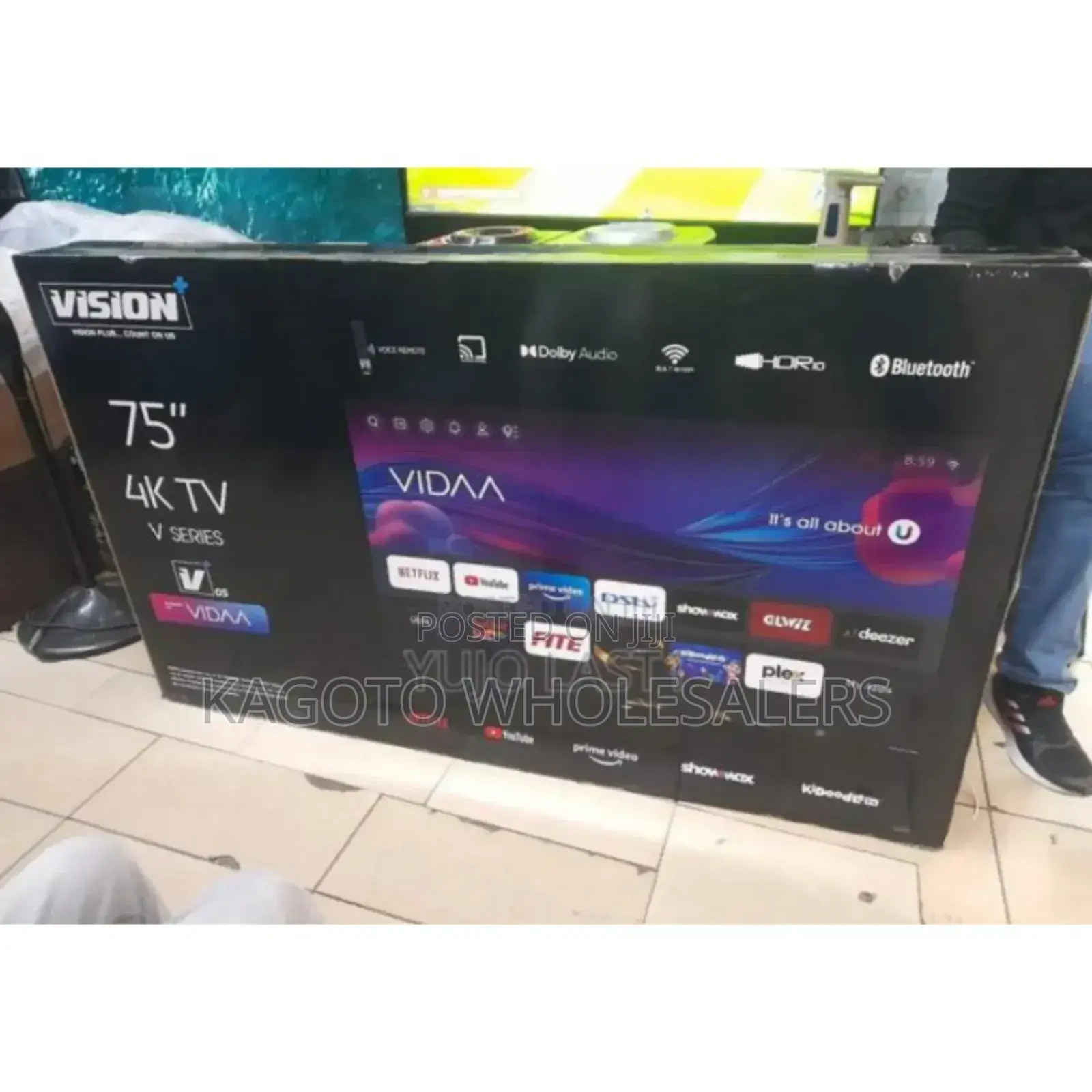 Restoçked Vision 75inchés Smart Android Tv
