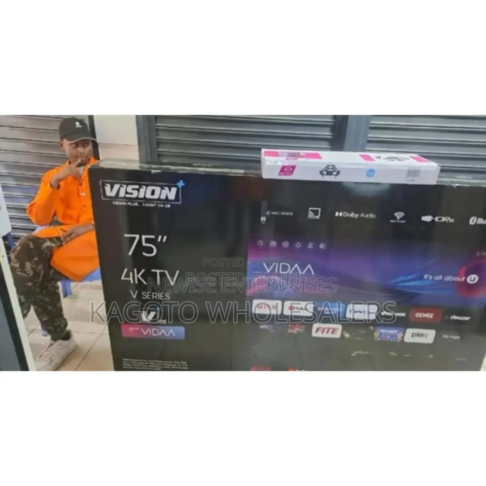 High-Quality Vision Tv. Brànd New. Size 75inches