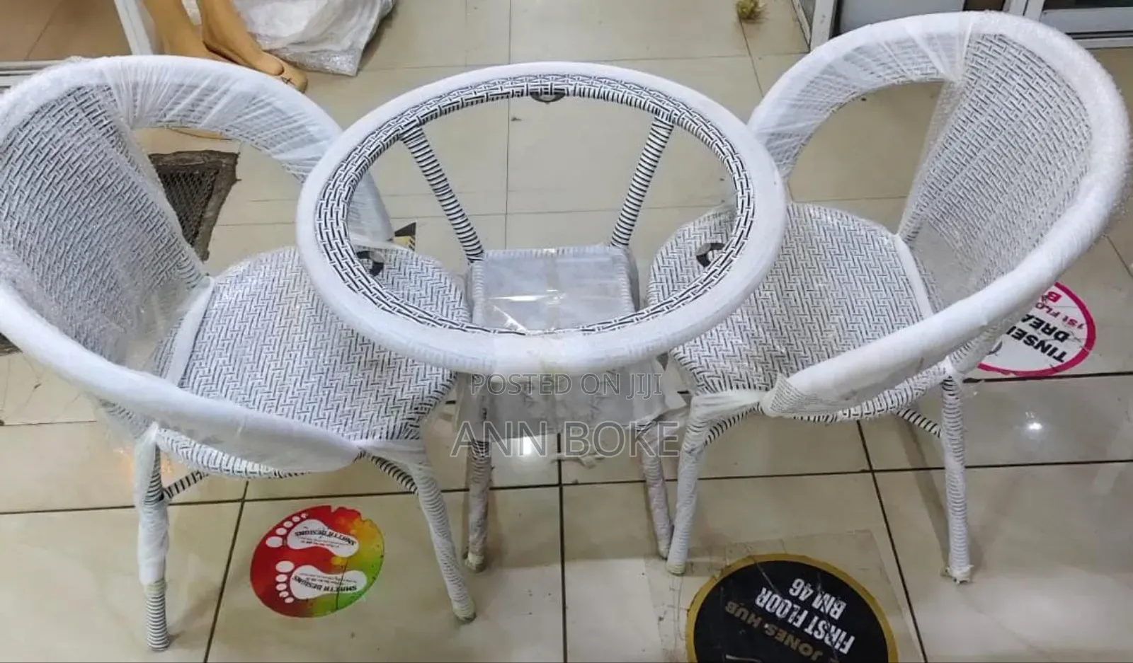 2 Seater Outdoor/Balcony Set 2 Chairs + Table
Full Metallic