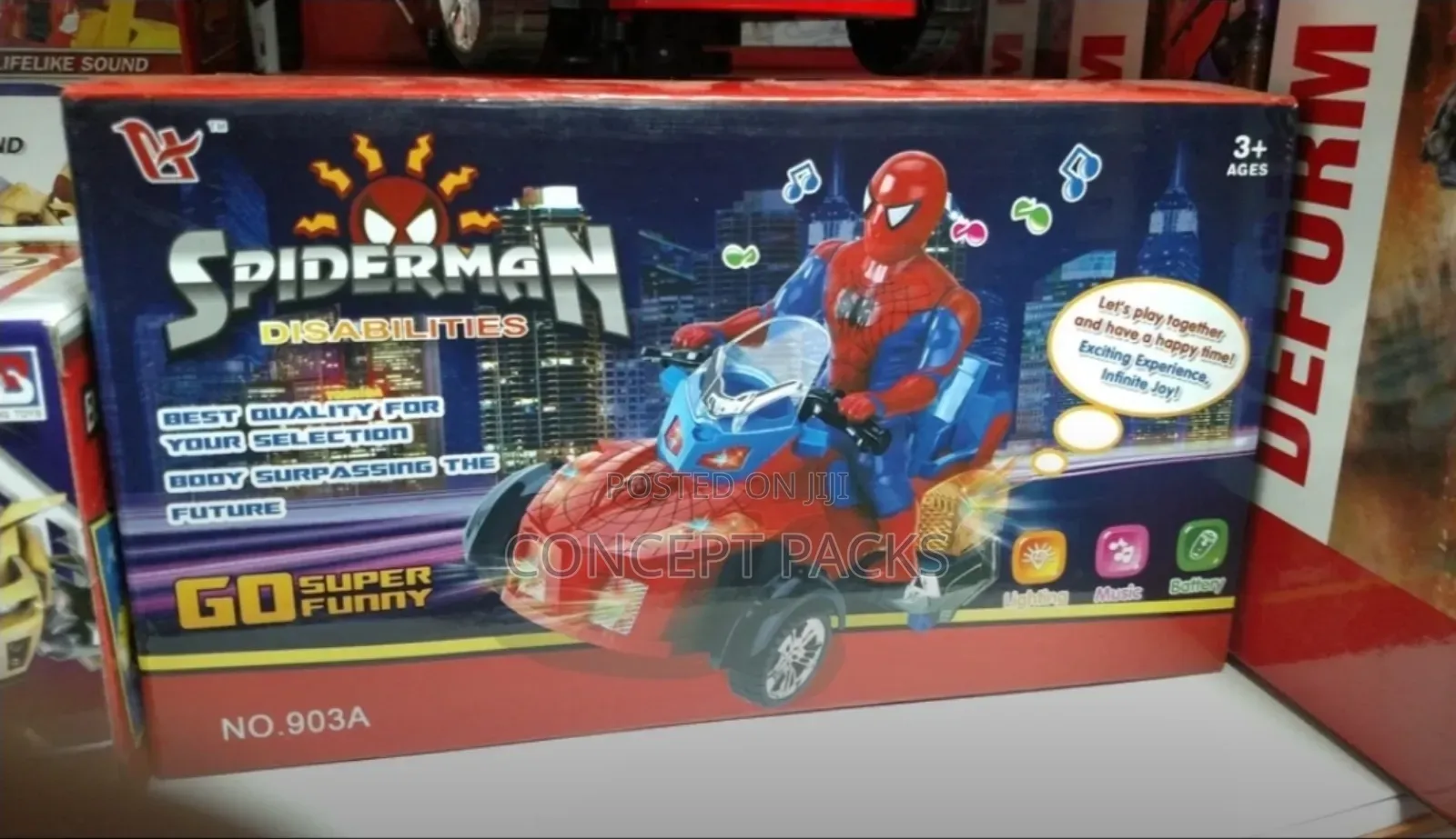 Spiderman Bike Toy