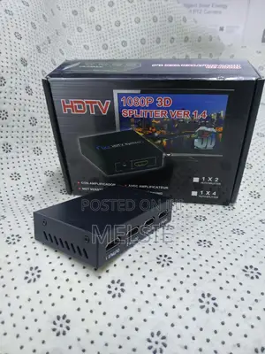 New Hdmi Splitter Is a 1/4 1080p One-to-Four Video Splitter
