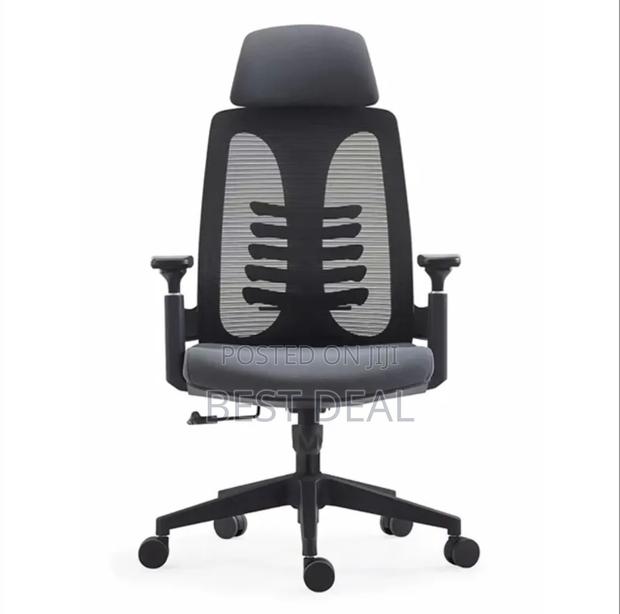 High Back Mesh Orthopedic Chair With Lumber Support