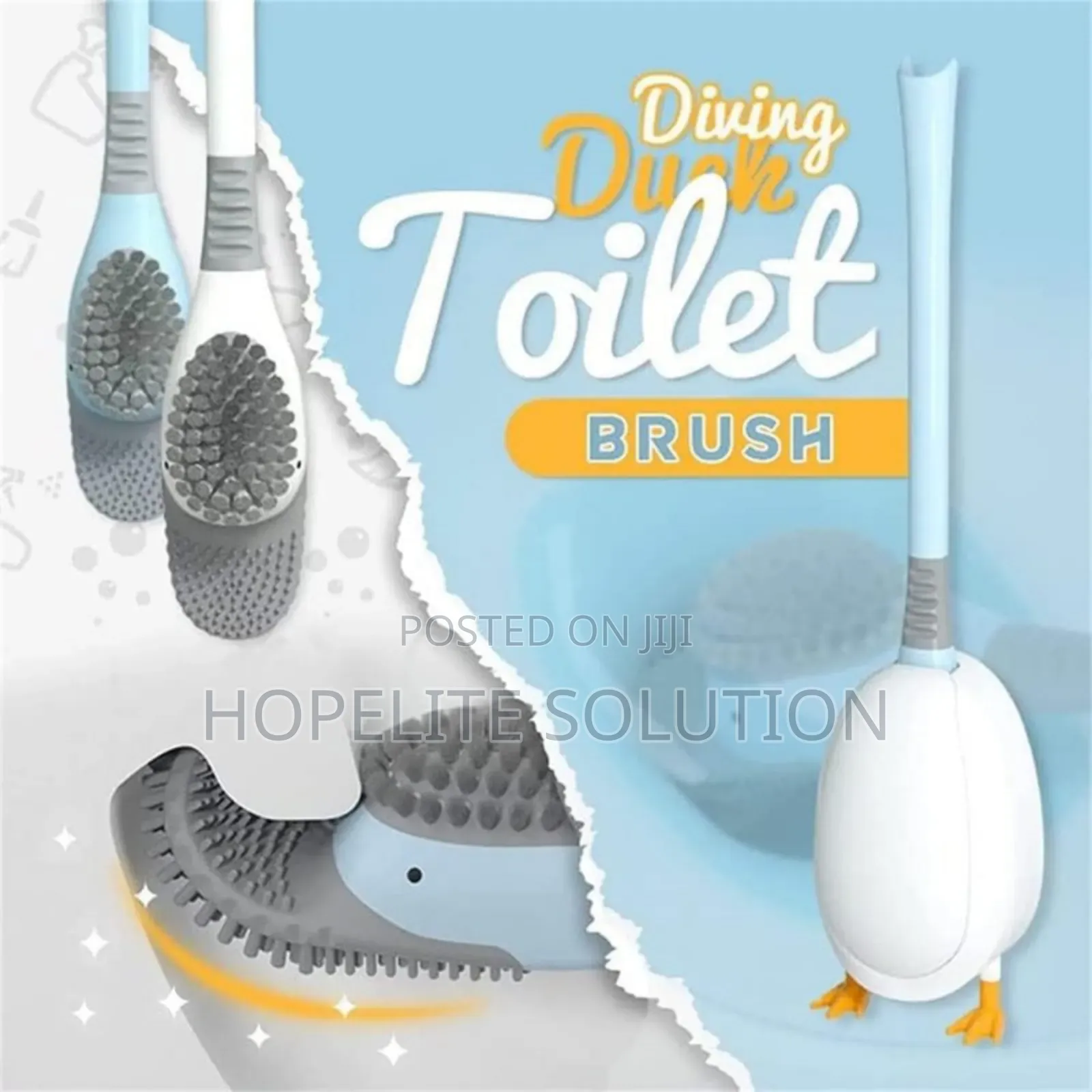 Silicon Sided Toilet Brush