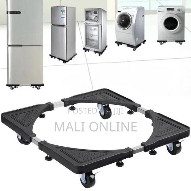 Adjustable Movable Washing Machine & Fridge Stand