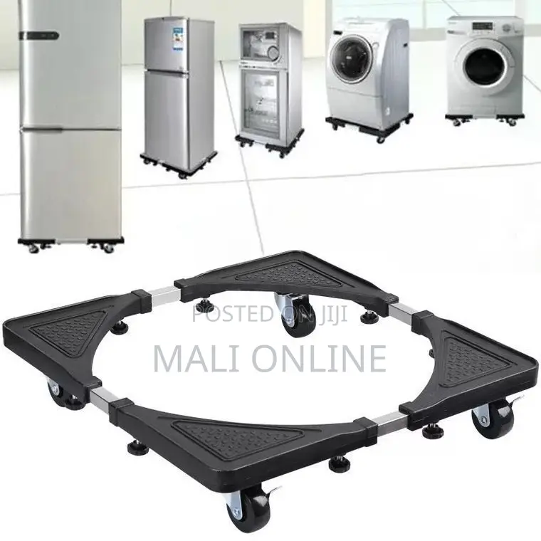 Adjustable Movable Washing Machine & Fridge Stand