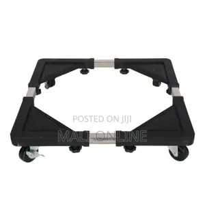 Adjustable Movable Washing Machine & Fridge Stand
