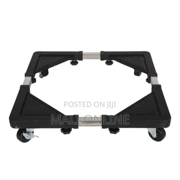 Adjustable Movable Washing Machine & Fridge Stand