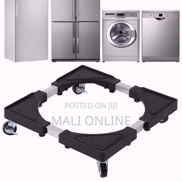 Adjustable Movable Washing Machine & Fridge Stand - thumbnail 4