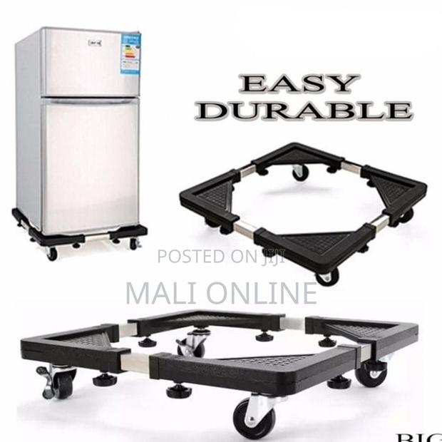 Adjustable Movable Washing Machine & Fridge Stand - thumbnail 6