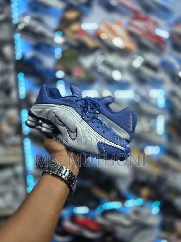 Nike Shoc R4'cowboys ' Blue Void Mettalic Silver Size 40-45 - main view