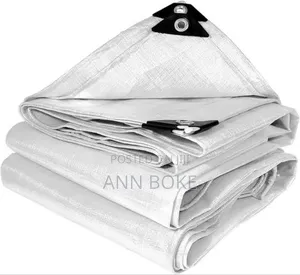 Tarpaulin Canvas_* *Green-4x6m; Cream White(Heavy