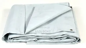 Tarpaulin Canvas_* *Green-4x6m; Cream White(Heavy