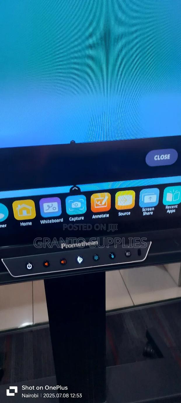 Promethean Interactive Touch Panel - main view