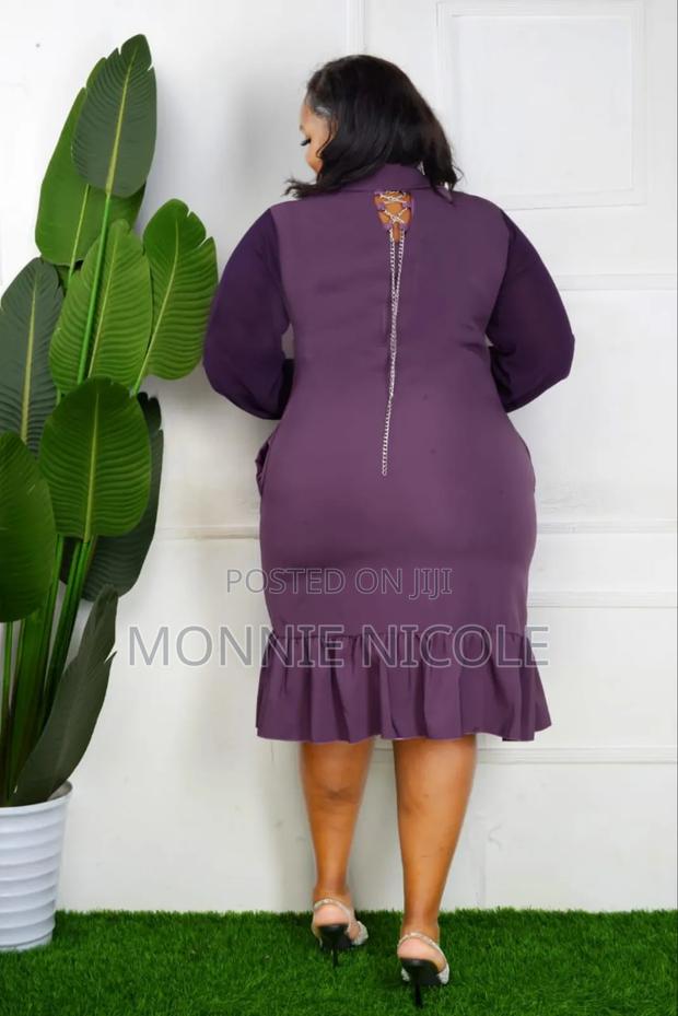 Purple Breastfeeding Friendly Dress - thumbnail 2