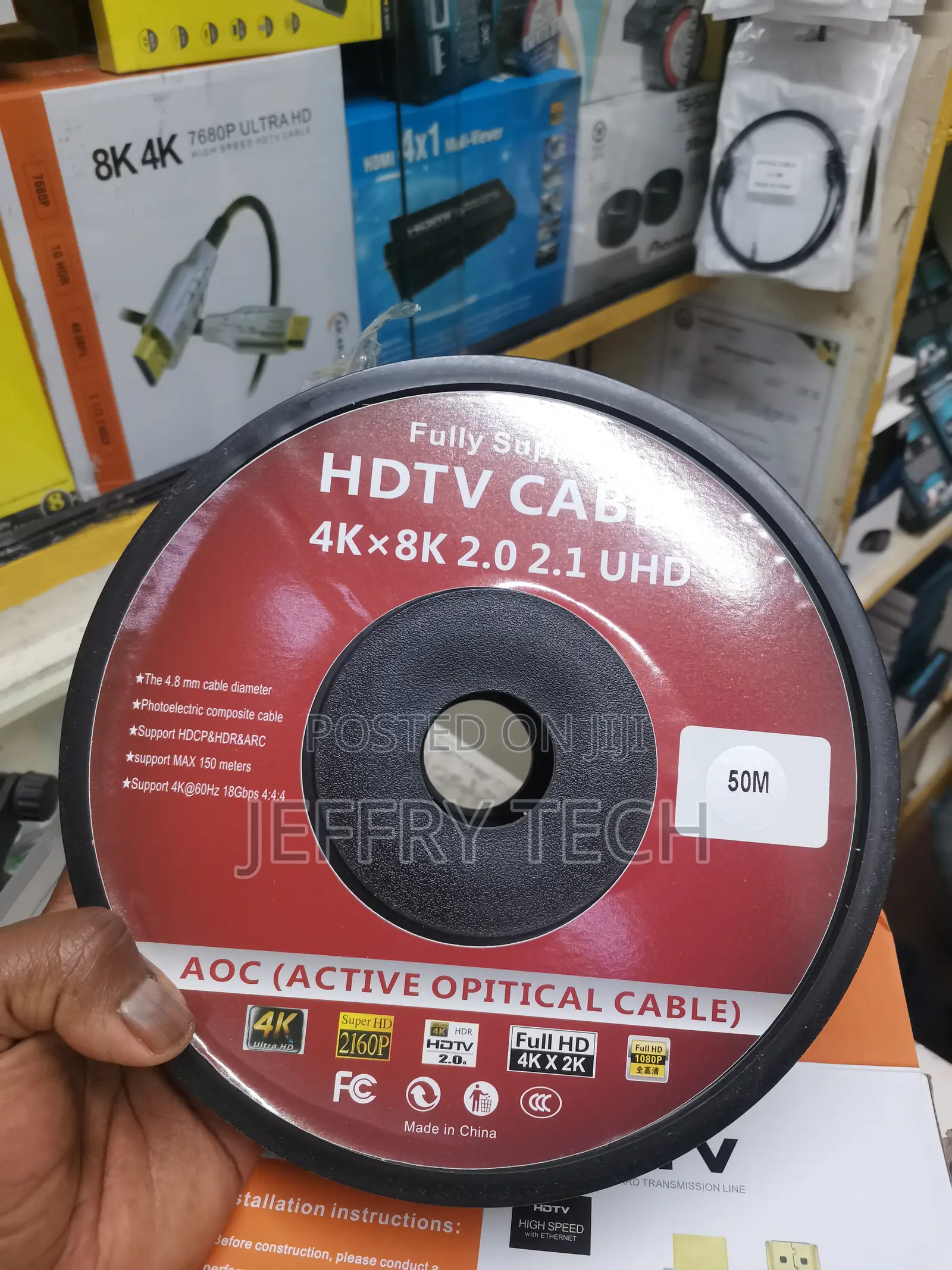  Ultra High Speed Optical Hdmi Cable 50m