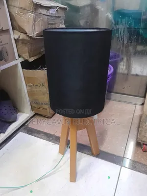 Wooden Triple Table Lamps