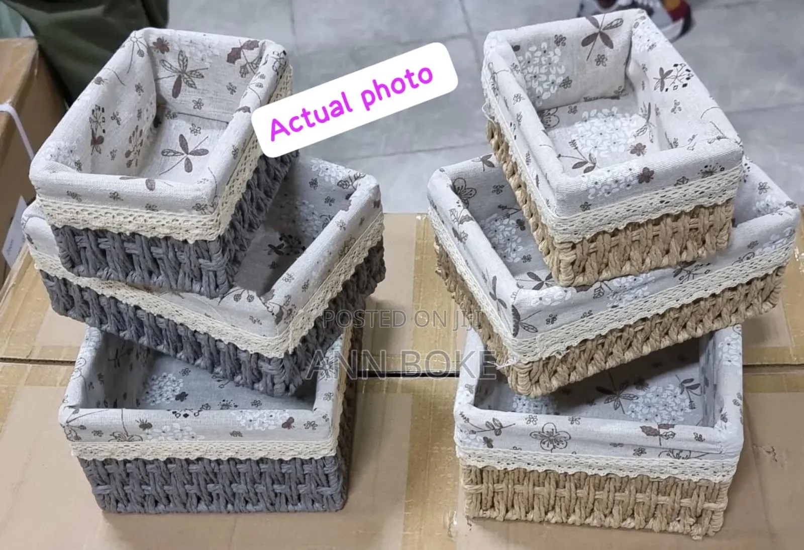 *Back in Stock  *
 *3in1 High-Quality Weaved Baskets