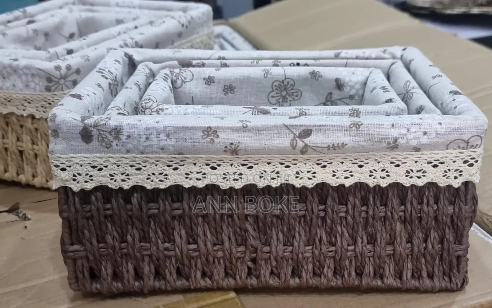 *Back in Stock  *
 *3in1 High-Quality Weaved Baskets
