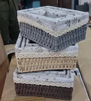 *Back in Stock  *
 *3in1 High-Quality Weaved Baskets