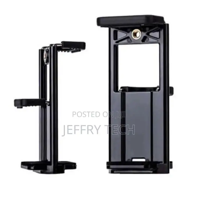 2-in-1 Phone-Tablet Tripod Mount - Black