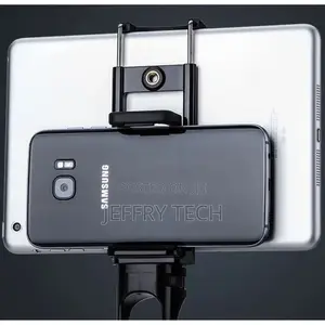 2-in-1 Phone-Tablet Tripod Mount - Black