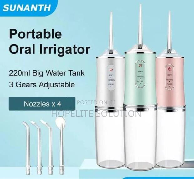 Rechargeable Portable Oral Irrigator With 4 Nozzles - thumbnail 2