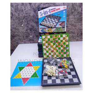 *5 in 1 Board Game*Chess, Backgammon ,Chinese Checker - thumbnail 2