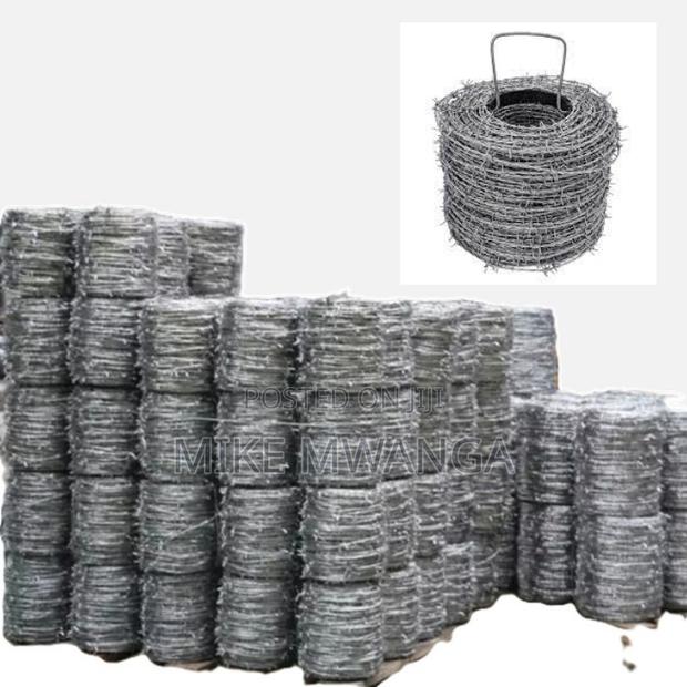 Galvanized Steel 16-Gauge Barbed Wire 610m - main view