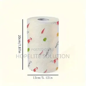Long Roll Absorbent Kitchen Towel Wiping Paper Roll