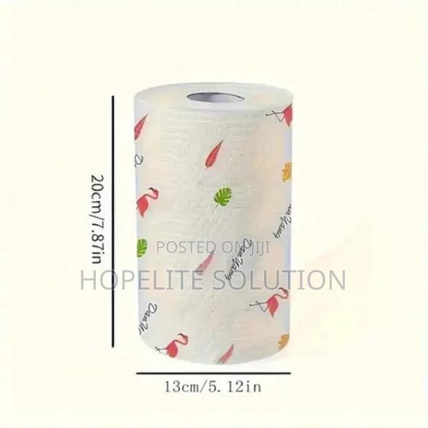 Long Roll Absorbent Kitchen Towel Wiping Paper Roll