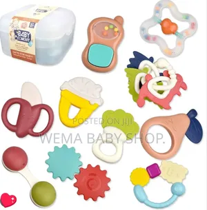 Baby Rattles and Teethers Set