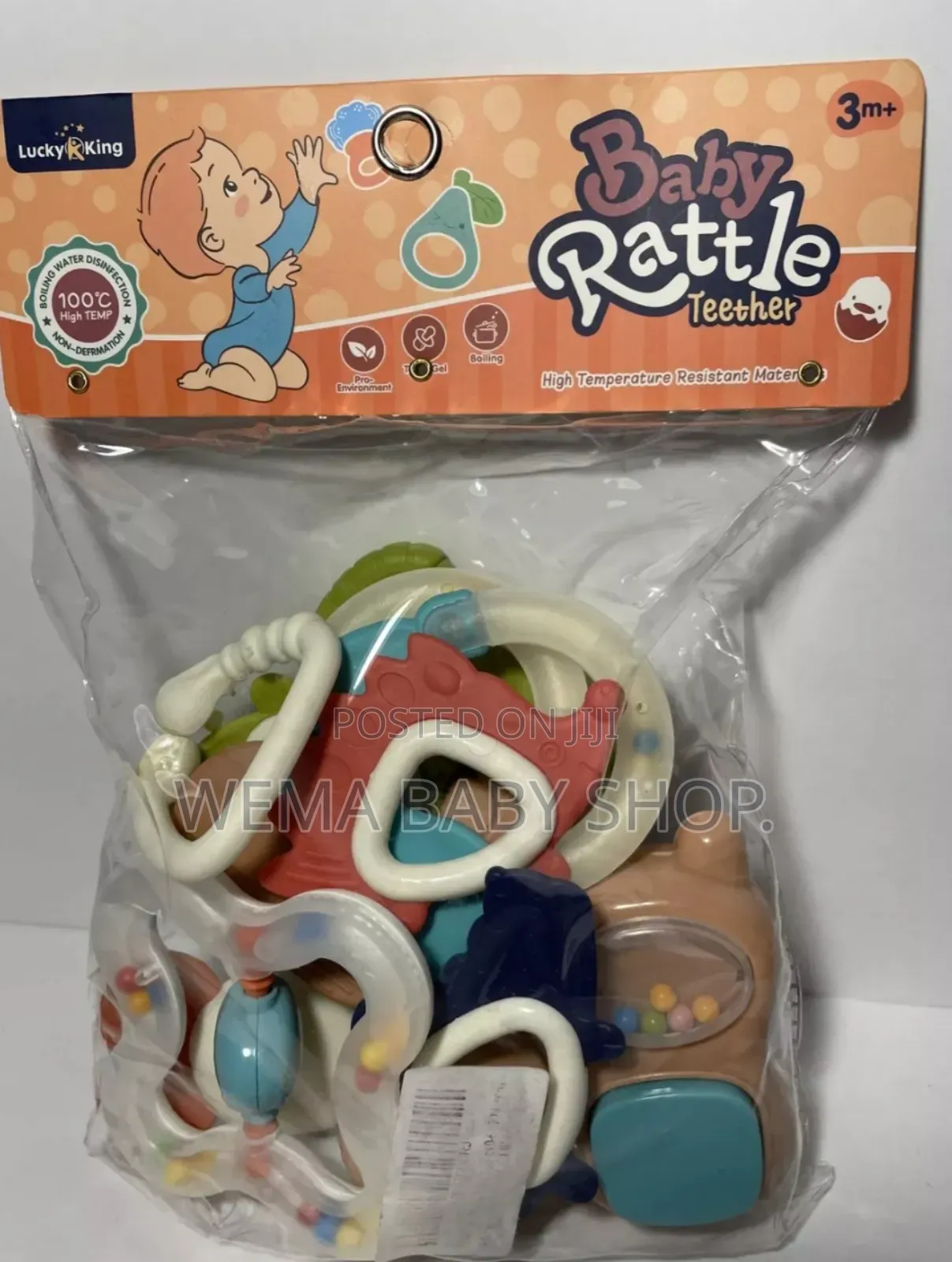 Baby Rattles and Teethers Set