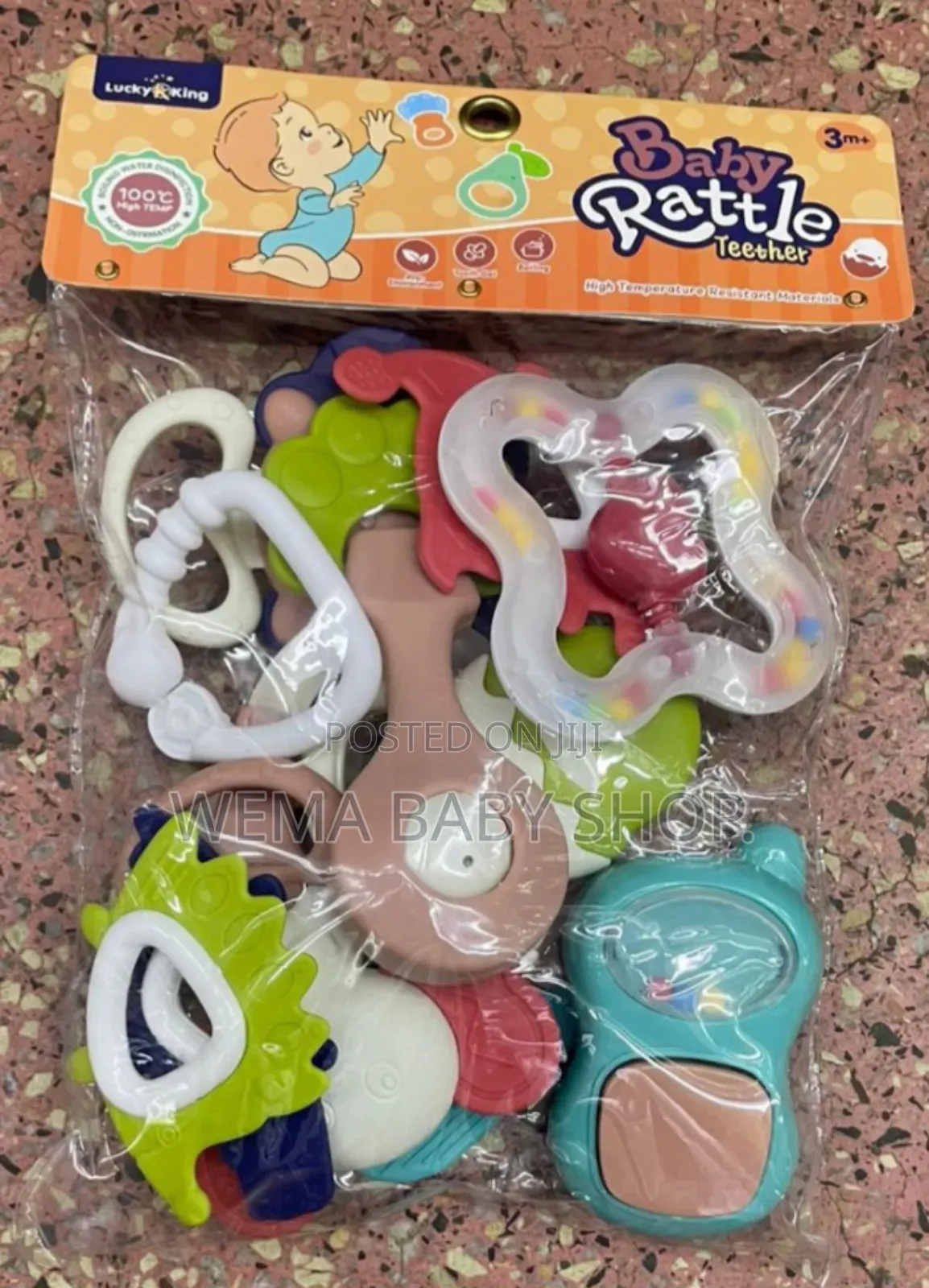 Baby Rattles and Teethers Set
