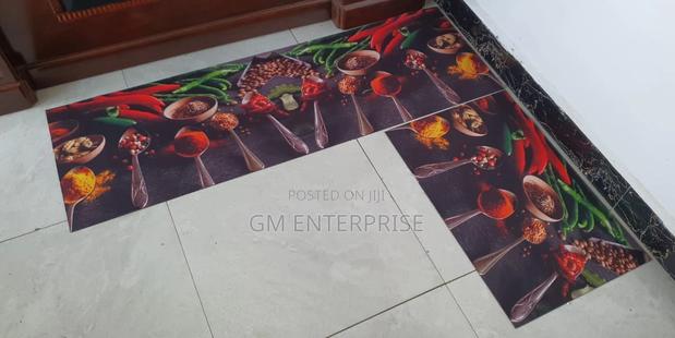 *Rubber Kitchen Mat 2 PCS Kitchen Mat With Rubber*