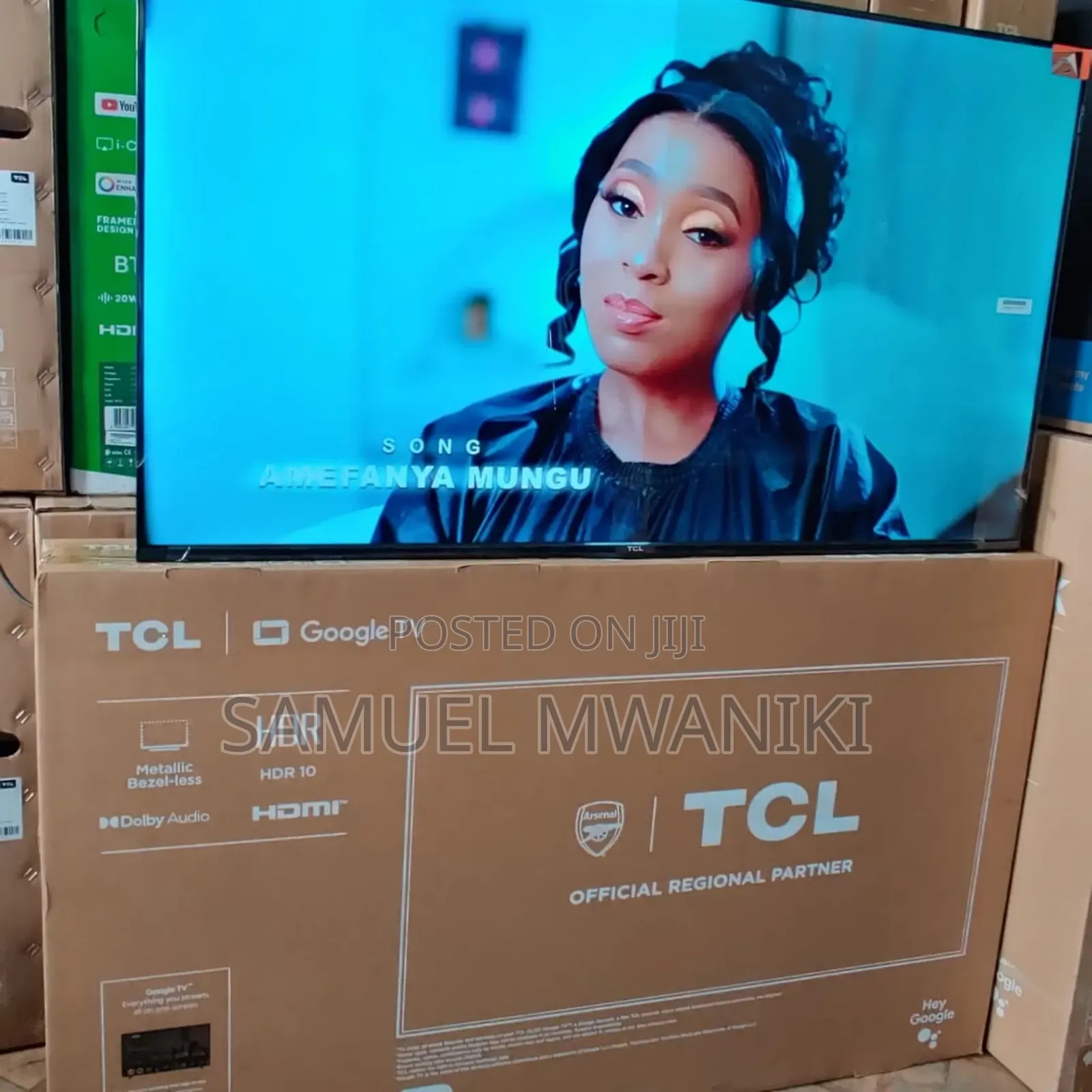 TCL 43" Qled Smart Google Tv Hdr10+, HLG Latest Model