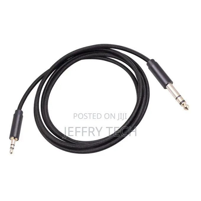 Audio Cable 1/8 Inch to 1/4 Inch 3.5mm Jack to 6.35 for 1m