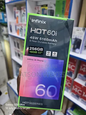 New Infinix Hot 60i 256 GB