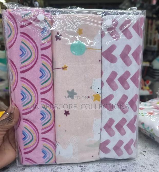 3 Piece Big Flannel Blanket for Babies - main view