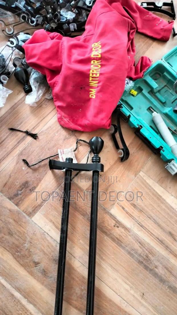 Heavy Duty Easy To Install Powder Coated Curtain Rods