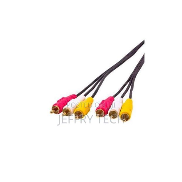 Audio Video Stereo Rca Av Cable, Length: 3m