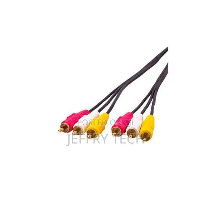 Audio Video Stereo Rca Av Cable, Length: 3m
