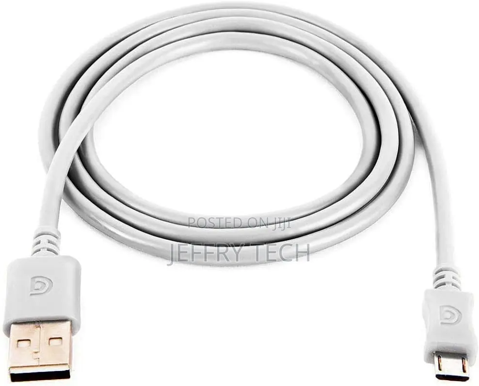 White 2 Meter Micro Usb Data Sync and Charging Cable for Sam