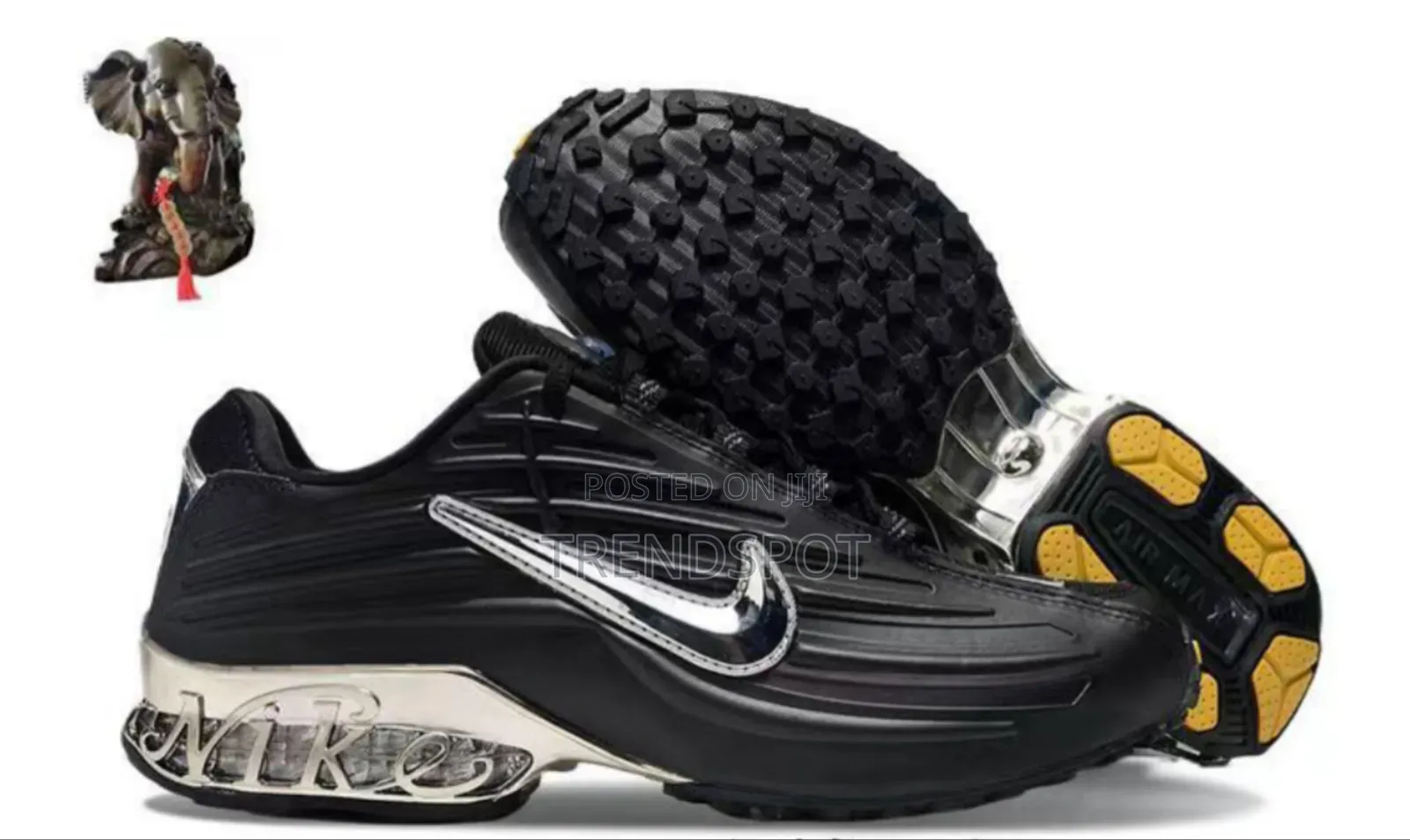Nike Kioo Black Silver Size 40-45